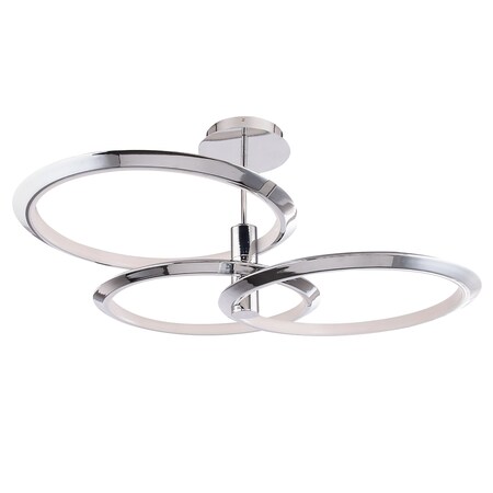 Dweled Solaris 40in LED Pendant 3000K in Chrome PD-449